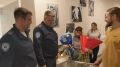 Сотрудники ГИБДД помогли роженице, застрявшей в пробке на КАДе