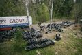 В Гатчинском округе отправили на переработку 16 тонн шин
