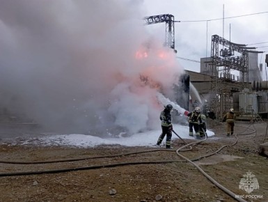 В Бокситогорском районе ликвидирован пожар на промышленном объекте