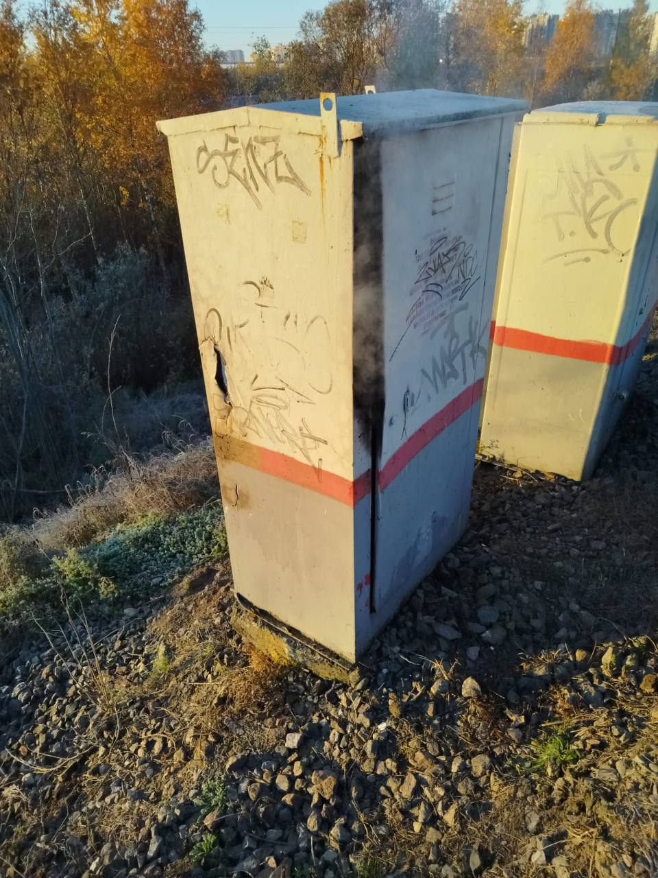 В Санкт-Петербурге сотрудниками транспортной полиции задержана молодая пара, причастная к поджогу железнодорожного оборудования В Санкт-Петербурге сотрудниками транспортной полиции задержана молодая пара, причастная к поджогу железнодорожного оборудования