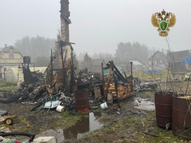Лужская городская прокуратура проводит проверку по факту возгорания жилого дома