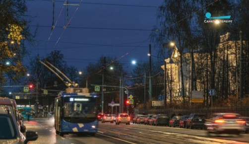 Завершилась реконструкция наружного освещения Политехнической улицы в Выборгском и Калининском районах