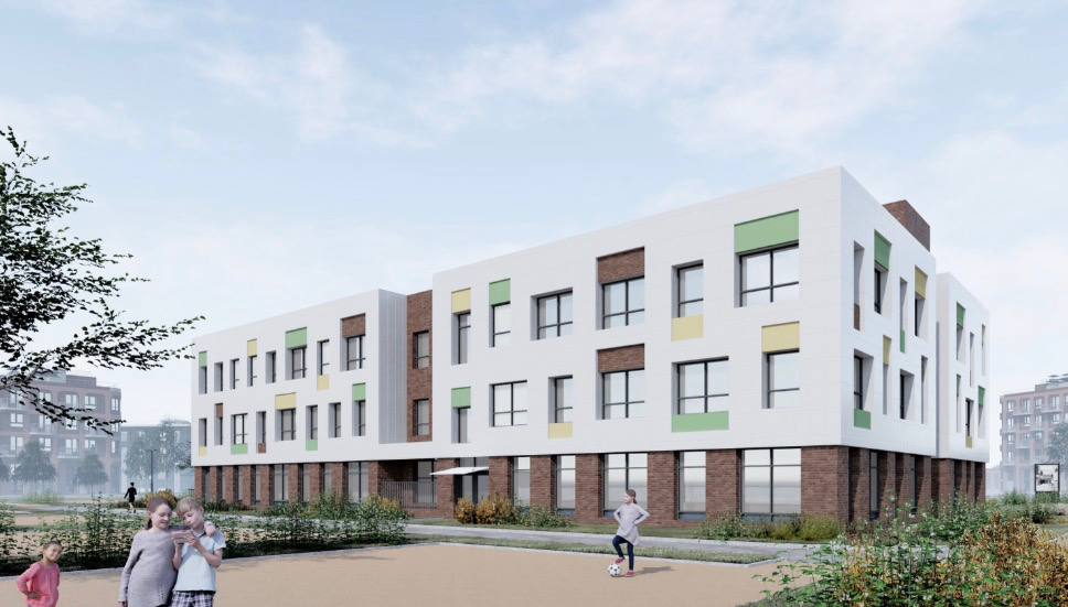 Комитет градполитики согласовал архитектурный облик детского сада на 180 мест в посёлке Романовка Комитет градполитики согласовал архитектурный облик детского сада на 180 мест в посёлке Романовка