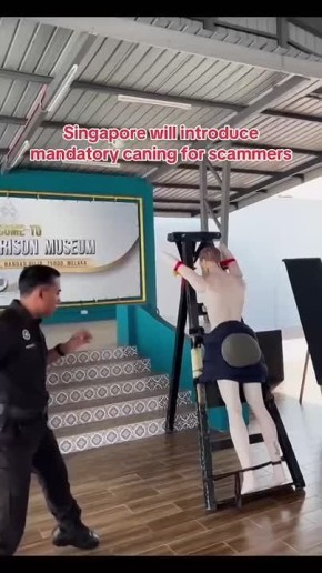 Новое в законодательстве Сингапура: мошенникам — от 6 до 24 ударов… розгами!