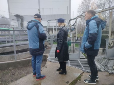 Прокурором г. Сосновый Бор Еленой Артемьевой осуществлён очередной рабочий визит в ООО "Водоканал"