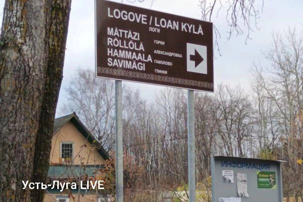 Указатели на ижорском языке появились в Вистинском поселении в Ленобласти