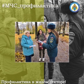 Профилактика в жилом секторе