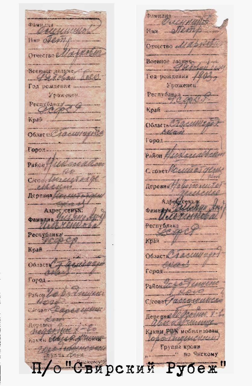 Поисковики нашли родственников сталинградского телефониста, погибшего в Ленобласти Поисковики нашли родственников сталинградского телефониста, погибшего в Ленобласти