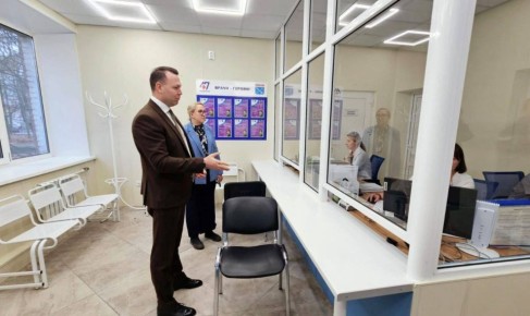 Ремонт приемного отделения Волховской больницы на финишной прямой