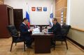 Полномочный представитель Президента России в СЗФО Игорь Руденя и губернатор Ленинградской области Александр Дрозденко обсудили проект бюджета Ленинградской области и вопросы развития морских торговых портов