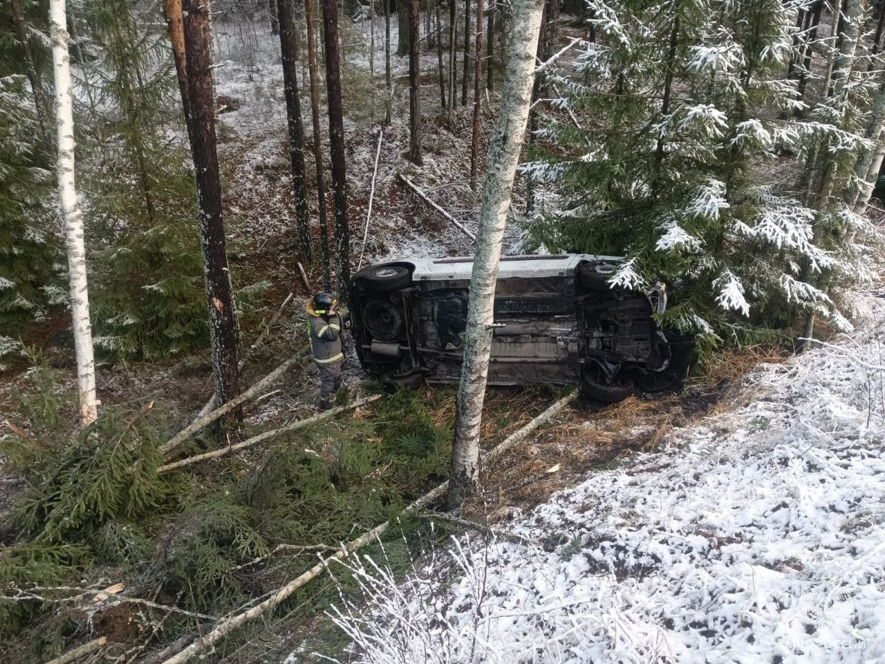 В Приозерском районе ликвидированы последствия ДТП