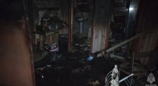 Обогреватель спалил дом в Ленобласти