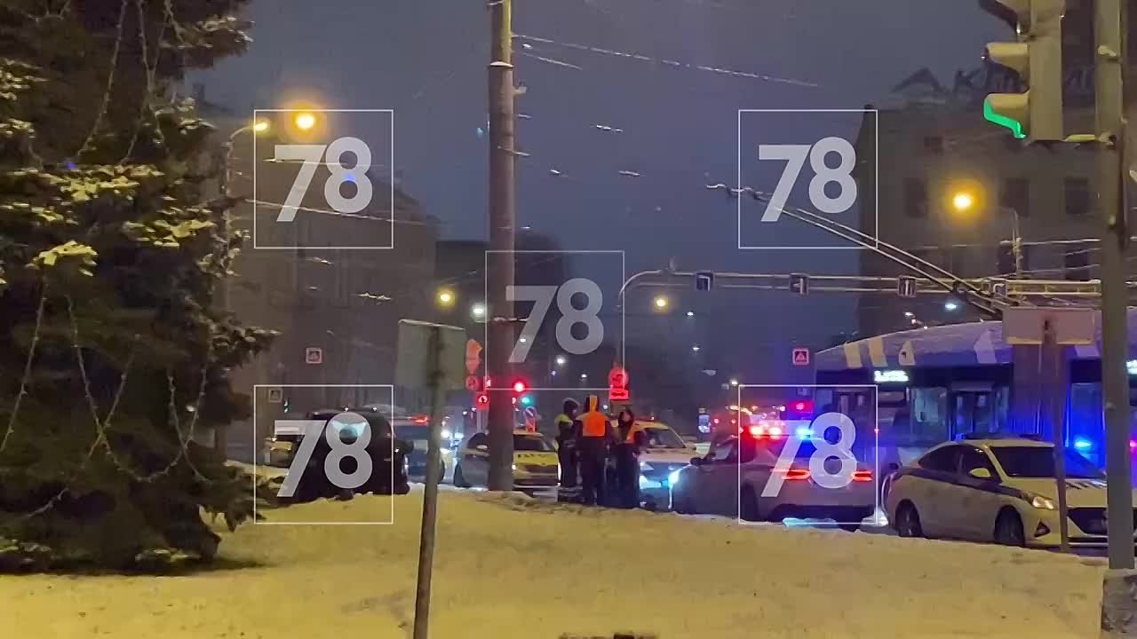 Водитель каршеринга влетел в дерево в Выборгском районе Петербурга