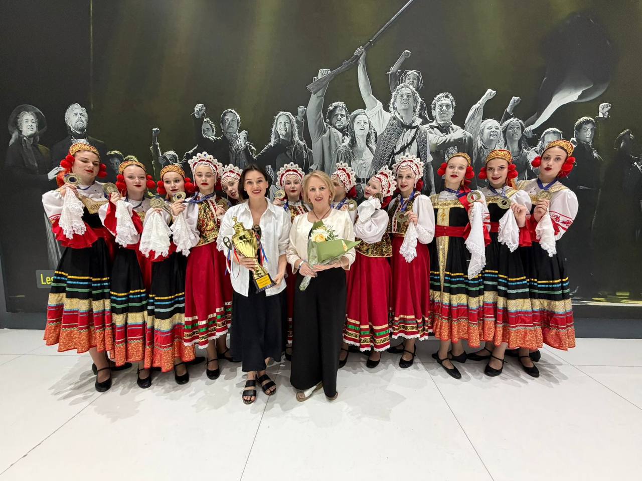 Ансамбль танца «Дивертисмент» из Выборгского района Ленинградской области завоевал звание лауреата I степени на престижных международных соревнованиях – Первых Всемирных Пифийских играх в Дубае