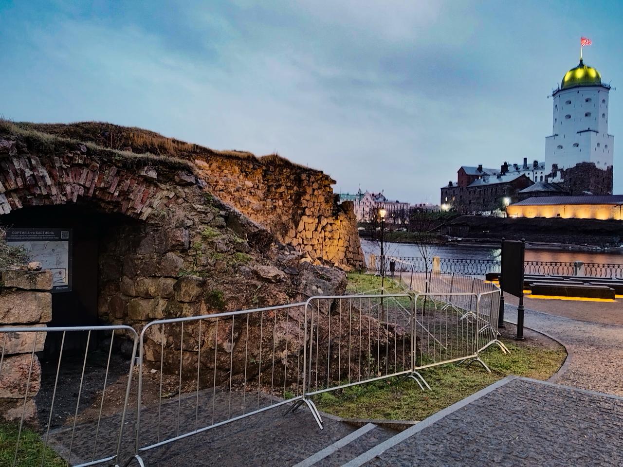 В 2026 году в Выборге начнется реставрация четвертого бастиона и сортии В 2026 году в Выборге начнется реставрация четвертого бастиона и сортии