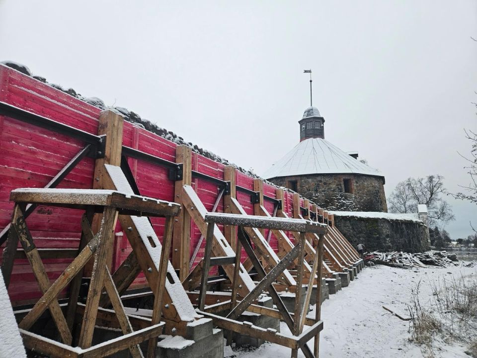 В Приозерске завершается первый этап консервации крепости Корела