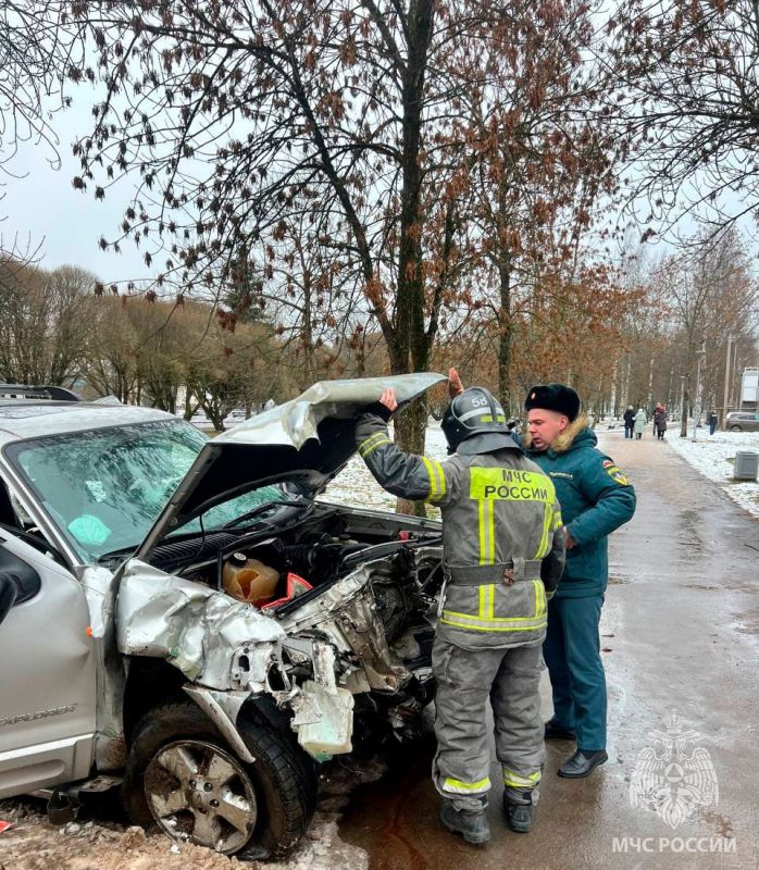 В Киришском районе ликвидированы последствия ДТП