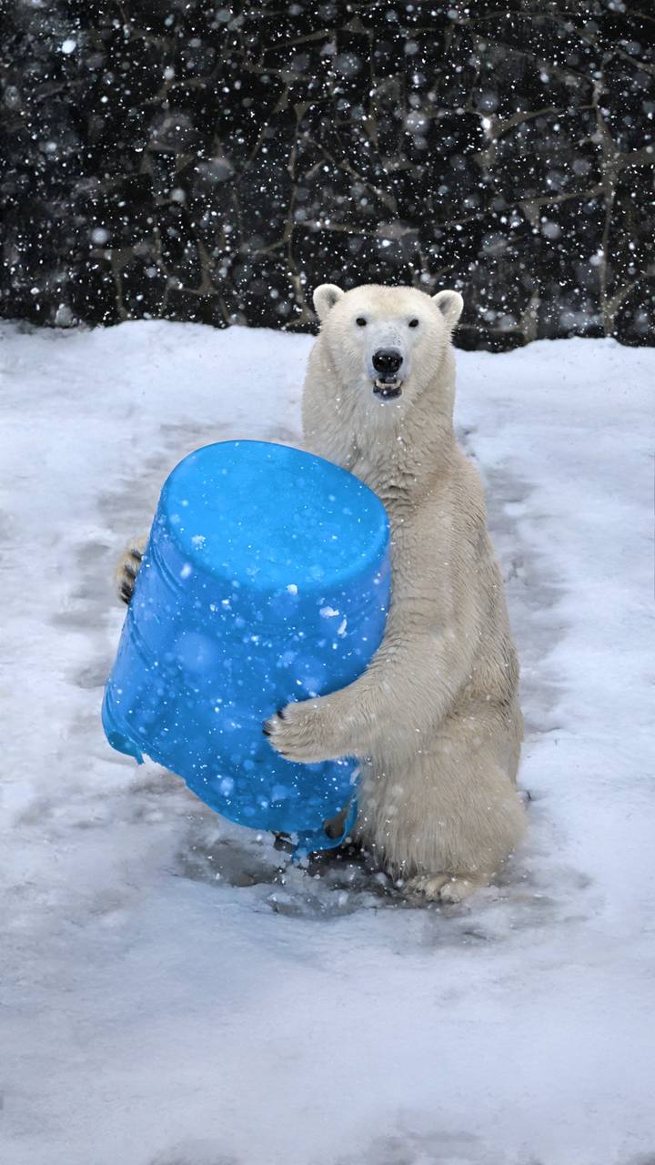 Белой медведице Хаарчаане сегодня исполняется 9 лет Белой медведице Хаарчаане сегодня исполняется 9 лет