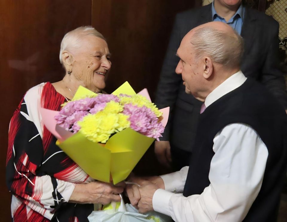 Ветеран из Сланцевского района Екатерина Алексеева отпраздновала 90-летие