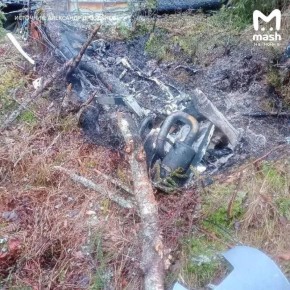 Поражённые части БПЛА обнаружили в деревне Глажево Киришского района ЛО — севернее промзоны Киришей взрывотехники нашли элементы ещё одного беспилотника