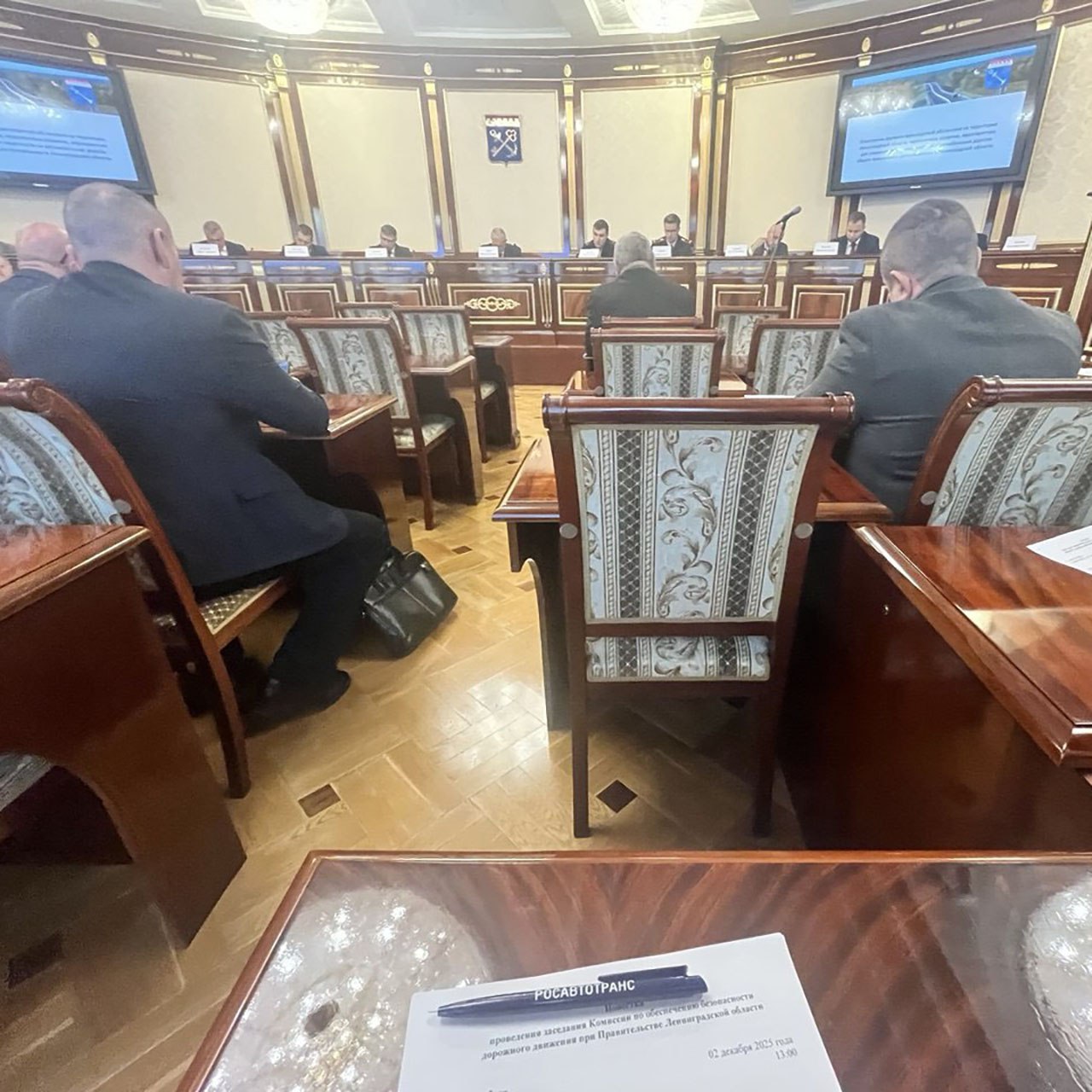 Росавтотранс принял участие в заседании комиссии по обеспечению безопасности дорожного движения при Правительстве Ленинградской области