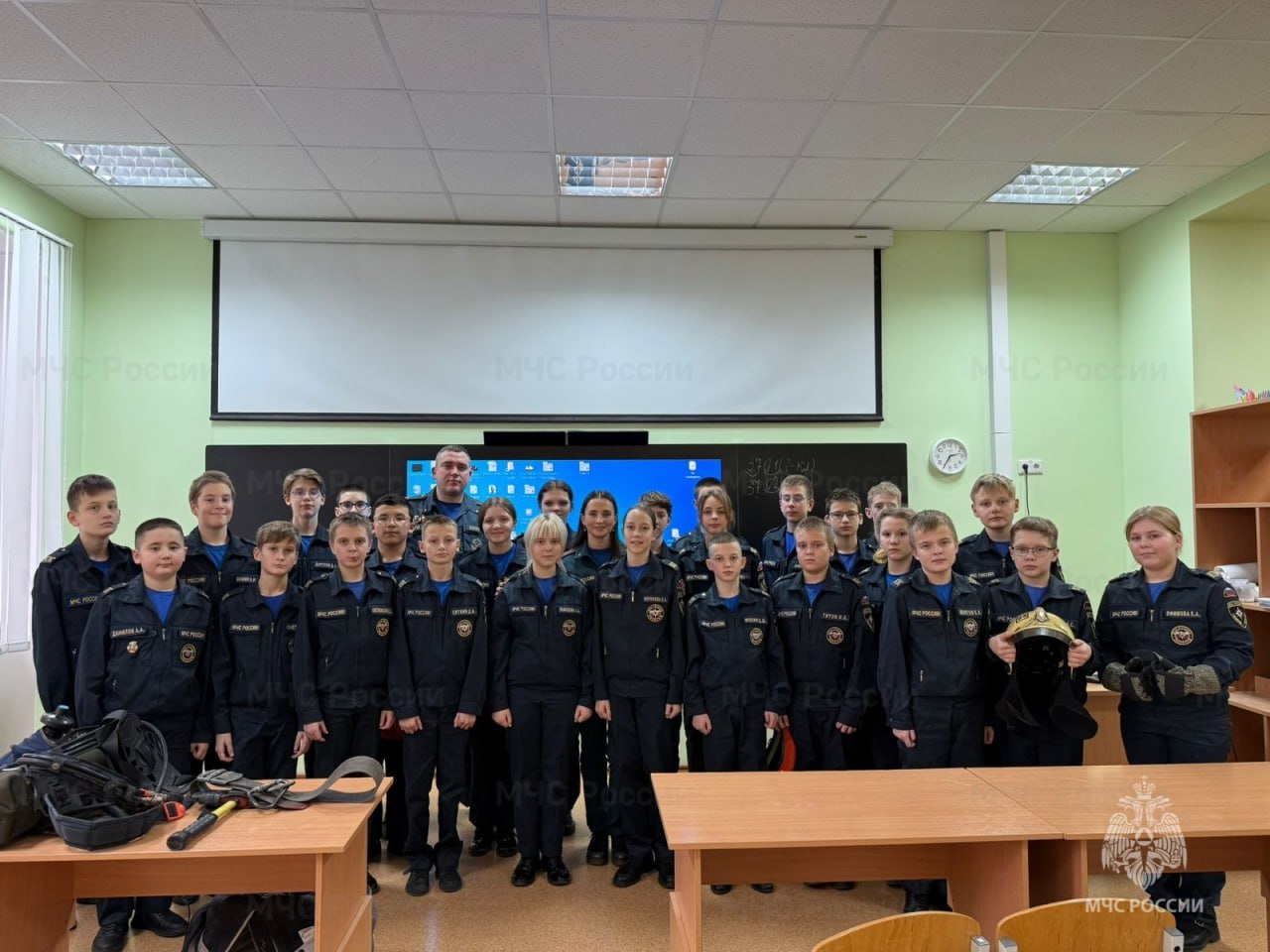 Урок Мужества для кадетов МЧС России