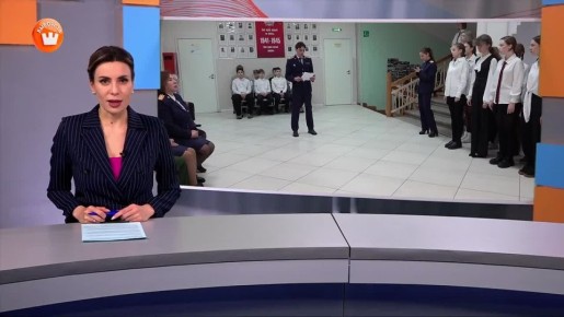 Сюжет на телеканале «Выбор ТВ» об открытии подшефного кадетского класса в городе Выборге