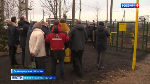 В Гатчине торжественно подключили храм святителя Митрофана Воронежского к газовой сети