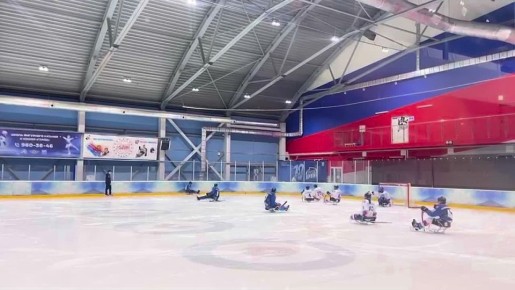 В Колтушах на "Ладога Арене" стартовал областной фестиваль по следж-хоккею