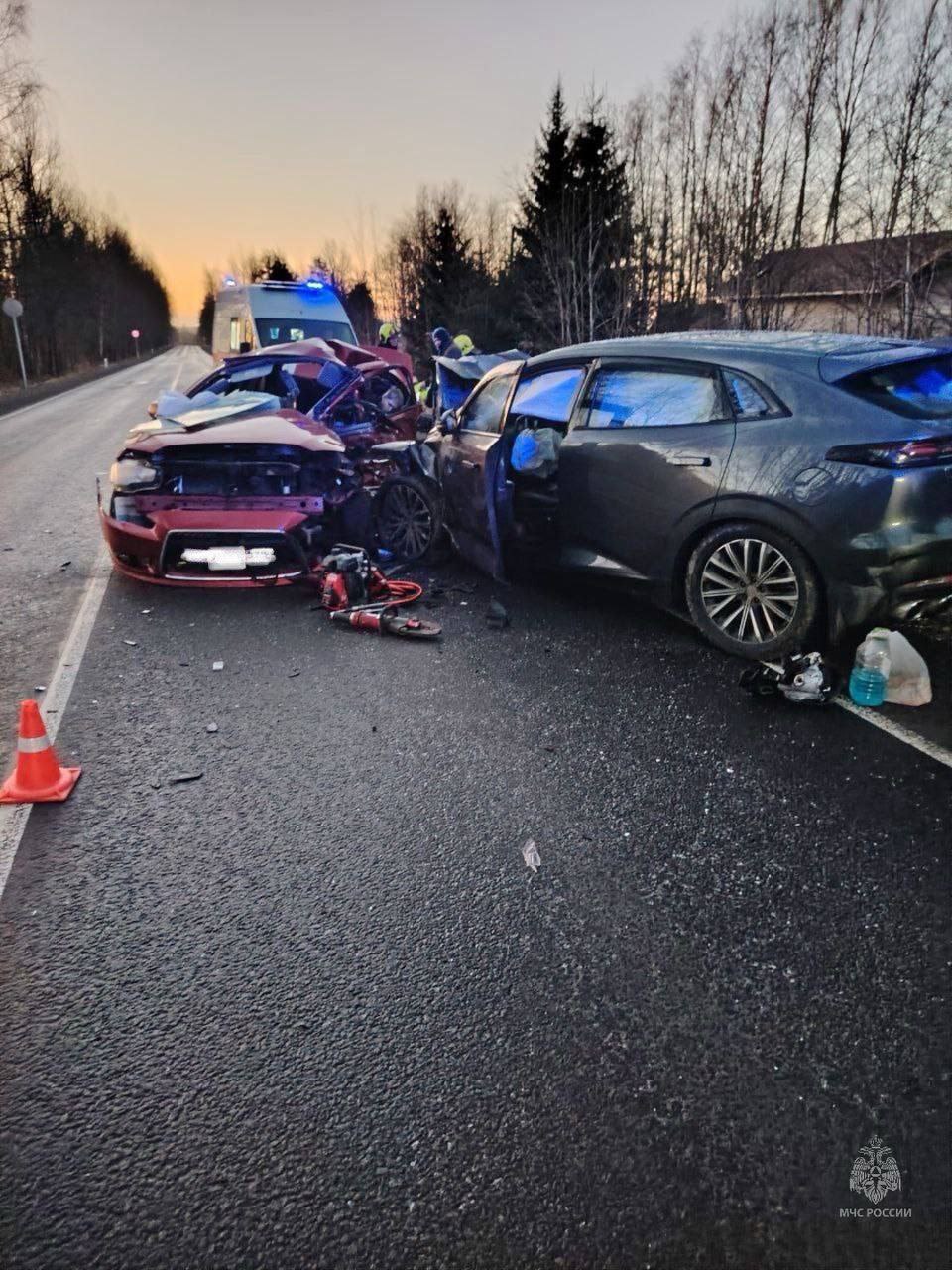 В Выборгском районе ликвидированы последствия ДТП