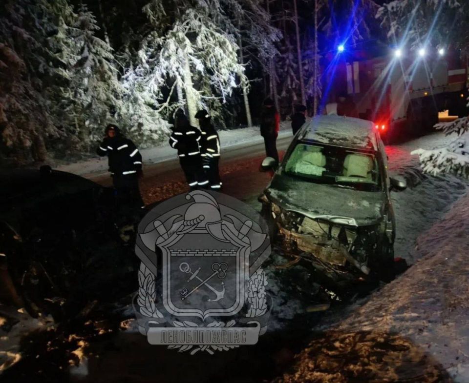 В аварии в Ленинградской области погибли два человека