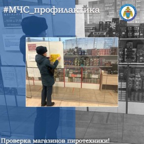Инспектирование мест продажи пиротехники