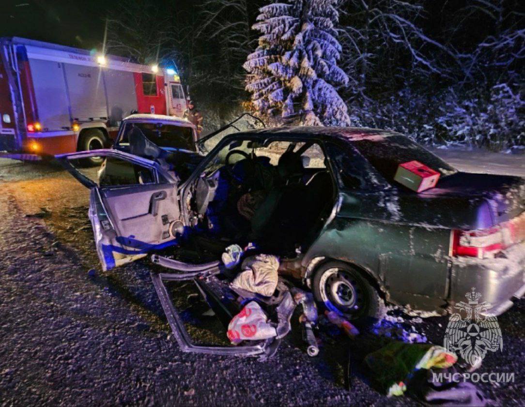 В Гатчинском районе произошло ДТП на федеральной трассе