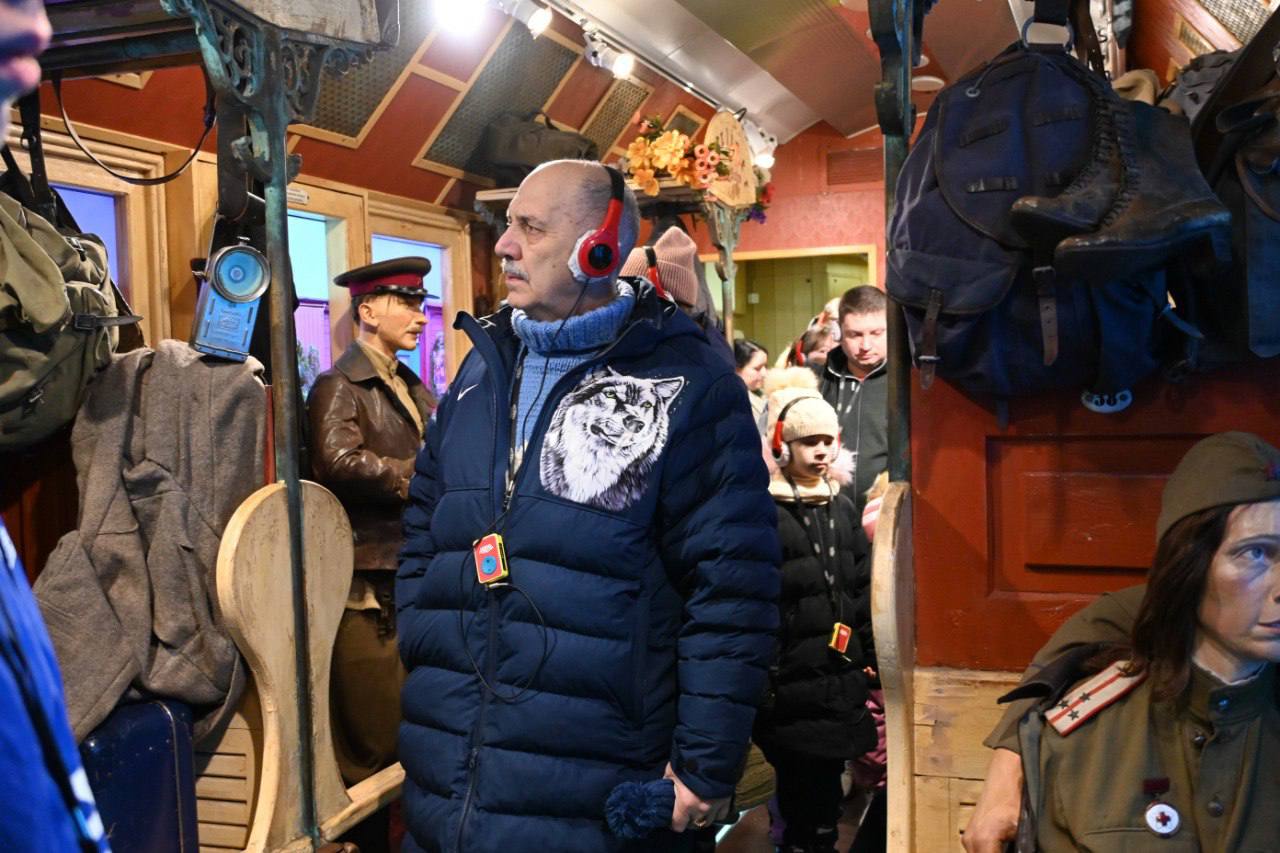 Поезд Победы прибыл в Выборг! Поезд Победы прибыл в Выборг!