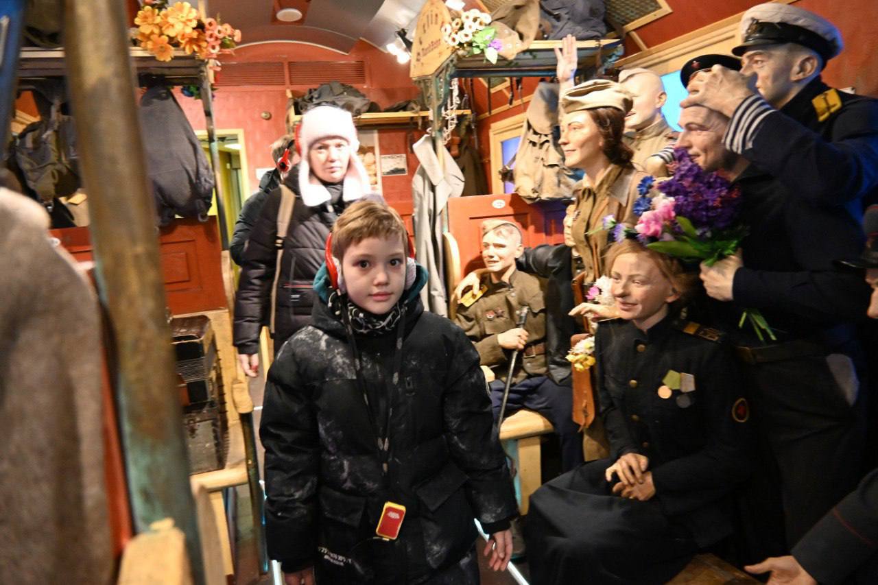 Поезд Победы прибыл в Выборг! Поезд Победы прибыл в Выборг!