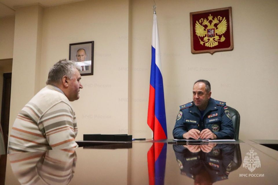 Состоялся личный приём граждан начальником Главного управления МЧС России по Ленинградской области