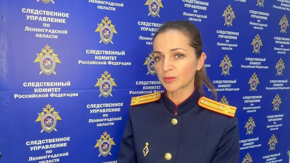 Комментарий старшего помощника руководителя СУ СК России по Ленинградской области (по информационному взаимодействию с общественностью и СМИ)