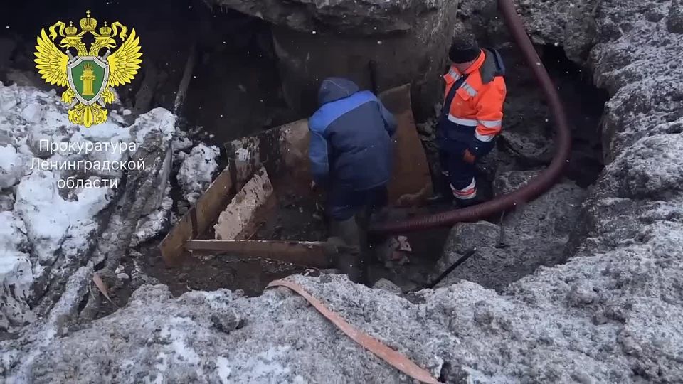 Приозерской городской прокуратурой организована проверка по факту аварийной ситуации на сетях водоснабжения в городе Приозерске