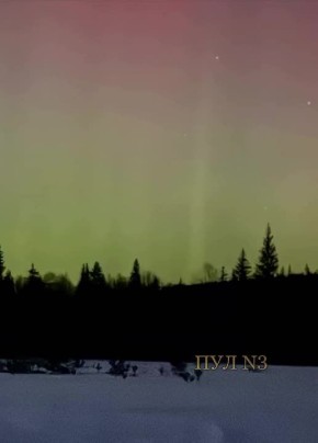 Жители Ленобласти этой ночью увидели северное сияние: