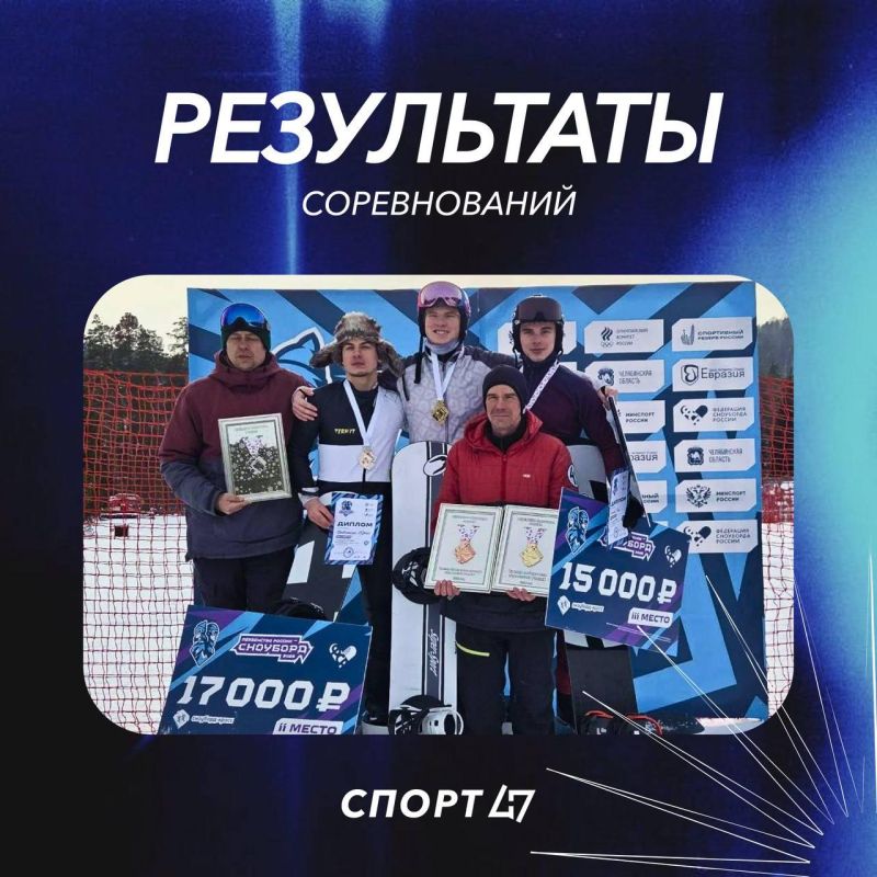 Сноубордисты из Ленобласти успешно выступили на первенстве России