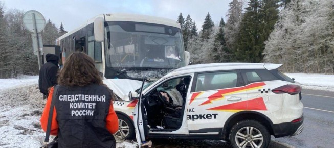 В Волосовском районе в связи с произошедшим ДТП с участием пассажирского автобуса возбуждено уголовное дело