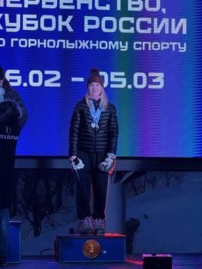 Горнолыжница из Ленобласти взяла две бронзы на Всероссийских стартах
