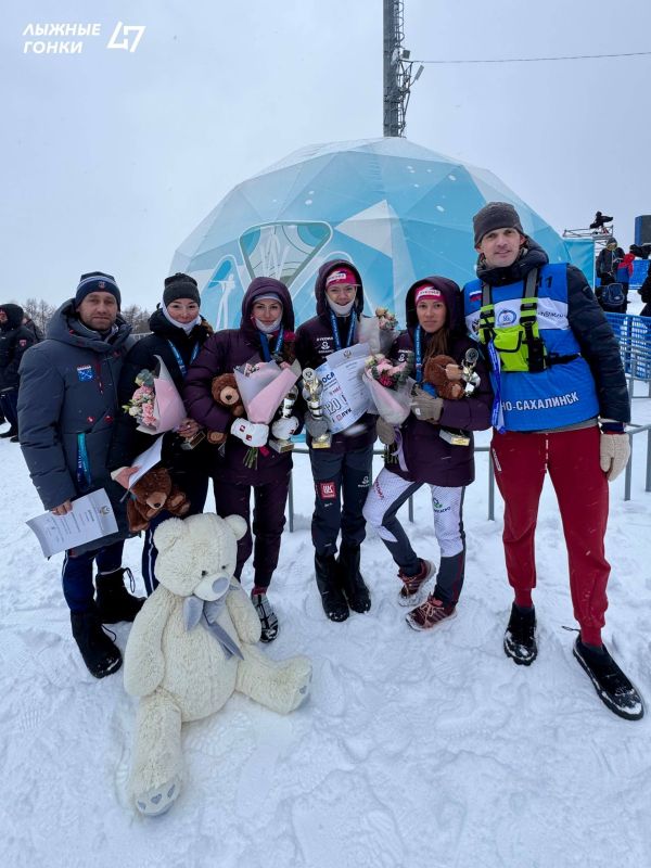 Ленинградские лыжницы взяли серебро на чемпионате России