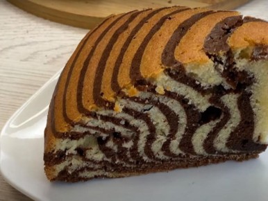 Пирог «Зебра»: классика, которая вернёт в детство