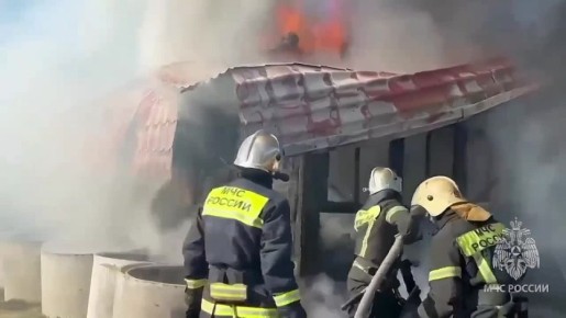 В Тихвинском районе ликвидирован пожар в бане с пристройкой