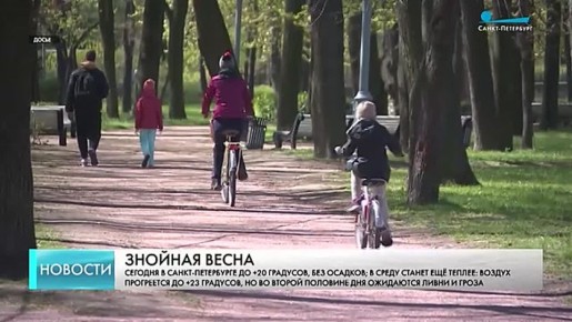 От жары до ливней: чего ждать от погоды в Петербурге