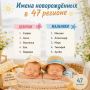 София и Михаил стали самыми популярными именами для новорожденных в Ленобласти в 2026 году