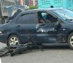 15-летний школьник на питбайке врезался в машину около ТЦ «Прибалтийский»