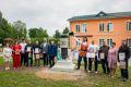 В Низино открыли памятник Петергофскому фонтанному водоводу, основой которого стала подлинная труба XVIII века
