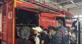 Воспитанники летнего лагеря дневного пребывания на базе Гатчинской средней общеобразовательной школы №7 посетили 43-ю пожарно-спасательную часть